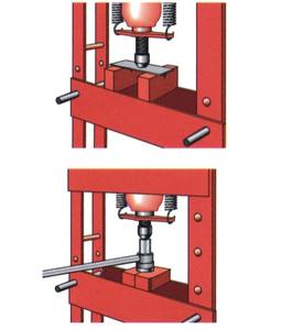 MHP-15 מסדה הידראולי לחץ ברוטו מסה 126 ק "ג תיקון הידראולי ידני מכבשים עבור חנויות תחזוקת רכב - Product Image 6
