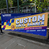 Bâche personnalisée de haute qualité, impression extérieure et intérieure de bannières de fête en vinyle avec logo d'entreprise