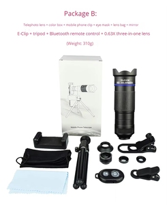 Objectif téléobjectif HD 36X, télescope optique pour téléphone pour concerts, observation de la faune, chasse, objectif universel pour caméra de smartphone avec trépied - Product Image 6