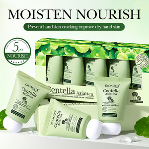 <span class=keywords><strong>Crema</strong></span> de Manos BIOAQUA Centella OEM para Piel Seca, Reparadora y Suavizante con Fórmula Nutritiva Refrescante, 5 Piezas - Product Image 1
