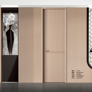 La Chine personnalisé Residenial intérieur insonorisé porte en bois de teck massif résistant à l'eau pour salle de bain & Hall meilleur prix - Product Image 4