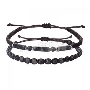 handmade gemstone bracelets knot cord natural stone 2 strand 1664978