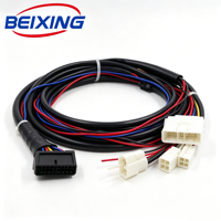 Harnais de câblage électronique personnalisés BeiXing avec isolation en PVC, indice de protection IP67, âme en cuivre pour motos et vélos
