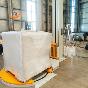 Automatic Film Packaging <b>Wrap</b> <b>Pallet</b> Packing Wrapper M Type Turntable <b>Pallet</b> Wrapping Machine - Product Image 6