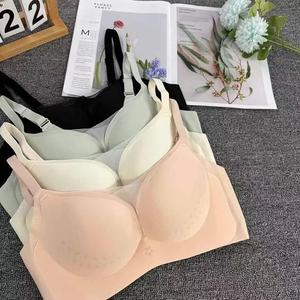 Có Thể Điều Chỉnh Một Mảnh Sexy Ren Áo Ngực Chuyển Đổi Dây Đeo <span class=keywords><strong>Push</strong></span>-up Halter Rhinestone Bow Thoáng Khí Dệt Kim Dệt Nút Dây Miễn Phí - Product Image 2