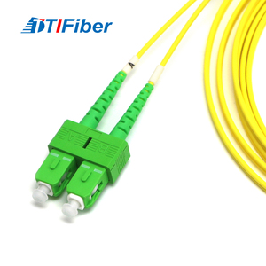 Cavo in Fibra Ottica FTTH Telecom SC APC LSZH Giallo Duplex 2.0mm SM - Product Image 3