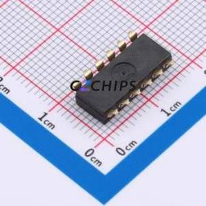 DSIC-06-TS-GER DIP Switch SMD,P=2.54mm Switch Flat Toggle, Groove Type Single Pole Single Throw 6 2.54mm - Product Image 2