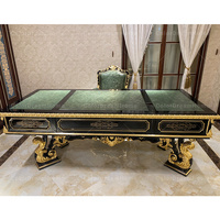 Meubles de bureau de luxe Alibaba, design de table de patron, poste de travail, bureau de style antique français, ensemble table et chaise de bureau