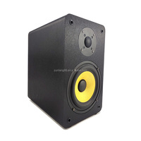 PA home Stéréo 6.5 pouces haut-parleurs de voiture armoire à 2 voies boîte en bois avec haut-parleurs Subwoofer de voiture 4ohm 8 ohm son haut-parleurs de voiture boîte