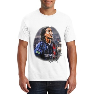 Maglietta da Calcio <span class=keywords><strong>Ronaldo</strong></span> per Uomo, Design Casual Transfrontaliero, Collo Tondo, Stampa 100% Cotone, Manica Corta, Vestibilità Comoda - Product Image 2