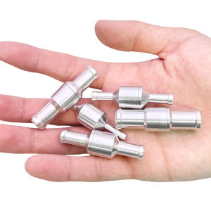 Clapet anti-retour universel en aluminium argenté pour essence et diesel, accessoires pour automobiles, navires et hélicoptères - Product Image 3