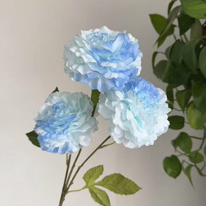 Flores de Hortensia Blancas Artificiales de Alta Calidad al por Mayor, Tacto Real, Látex y Seda, Decoración para Bodas y Graduaciones - Product Image 1