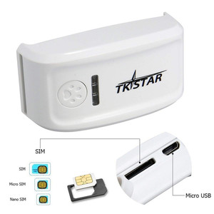 Thâm quyến thời gian thực GSM/GPS Dog Collar Tracker cho Med vật nuôi lớn không thấm nước <span class=keywords><strong>PC</strong></span> xem chế độ định vị cho Kid Cat Dog với cổ áo - Product Image 5