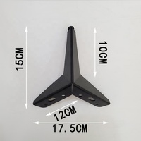 HUAWEI Triangle Metall Sofa beine Verchromte Stütze Gold Möbel teile Möbel Y Beine für Möbel 15 cm