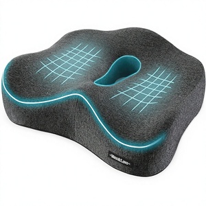 Cojín <span class=keywords><strong>de</strong></span> Asiento <span class=keywords><strong>de</strong></span> Espuma Viscoelástica para Aliviar el <span class=keywords><strong>Dolor</strong></span> <span class=keywords><strong>de</strong></span> Cadera, Coxis <span class=keywords><strong>y</strong></span> <span class=keywords><strong>Espalda</strong></span> <span class=keywords><strong>Baja</strong></span>, Lavable, Soporte Ortopédico para Próstata (Gris Oscuro) - Product Image 1