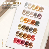 KG à vendre nouveauté couleur Secret Realm Cat Eye Gel Collection Gel polonais magnétique nouvelle mode Loulan Misty Cateye Gel