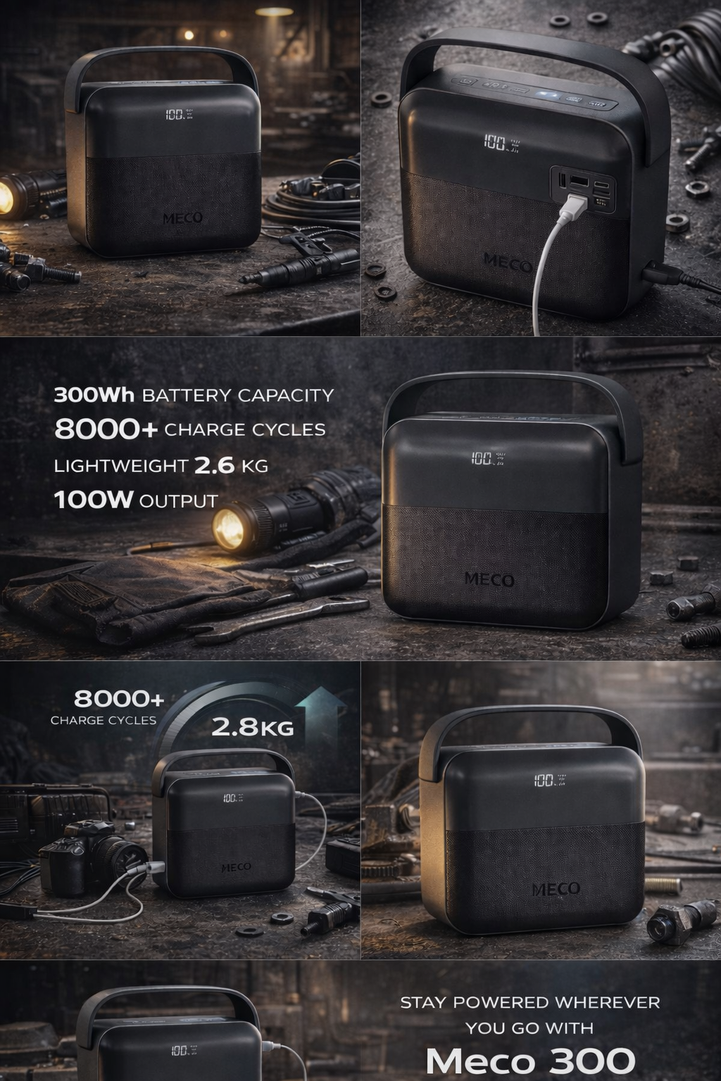 Portable Mini Solar Generator 300W, 300Wh Solar Power Station for Home Use · image 6