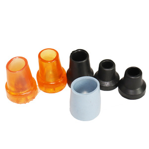 Anti Slip Cane Tip Wear Resistant Rubber Foot <b>Pad</b> For <b>Walking</b> Stick Accessories Plastic Material J2424 - Product Image 2