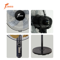 Ventilateur sur pied de 18 pouces pour la maison Silent Gale Ventilateur de sol domestique ventilateur sur pied électrique à quatre vitesses de vent