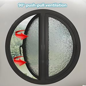 <span class=keywords><strong>Finestra</strong></span> Rotonda a Mezzaluna, <span class=keywords><strong>Finestra</strong></span> in Vetro Rotonda a Incasso, Profili in Alluminio per Finestre e Porte in Alluminio - Product Image 4