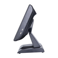 Terminal de point de vente tactile Intel I3 de 15 pouces, 4 Go, 64 Go, Bluetooth, Wi-Fi, NFC, USB, Windows, lecteur de cartes MSR, logiciel de caisse pour la vente au détail