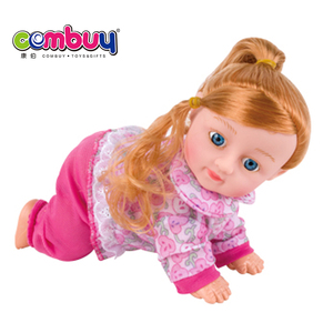 Cao su 10 inch Pin hoạt động âm nhạc bò con búp bê - Product Image 3