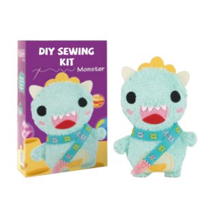 ชุดเย็บปักถักร้อยสัตว์ DIY สำหรับเด็กก่อนวัยเรียน ชุดงานฝีมือศิลปะและงานประดิษฐ์จากผ้าสักหลาด ของเล่นเย็บปักถักร้อยสำหรับเด็ก - Product Image 4