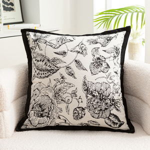Offre Spéciale <span class=keywords><strong>pas</strong></span> <span class=keywords><strong>cher</strong></span> ferme canapé taie d'oreiller couverture coussin maison décorative Chenille feuille Jacquard coussins couvre - Product Image 1
