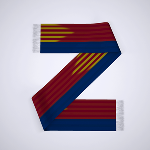 高品質両面カスタムニットネックファンフットボールサッカーブルースカーフハットカスタムサイウェイスカーフ - Product Image 4