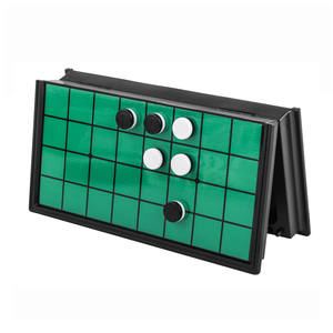 Mini <span class=keywords><strong>Juego</strong></span> Magnético <span class=keywords><strong>Reversi</strong></span>, Tablero de Viaje Plegable Portátil con Caja de Almacenamiento, <span class=keywords><strong>Juego</strong></span> de Estrategia Compacto para Niños y Estudiantes - Product Image 2
