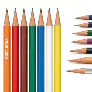 Lápices Promocionales para Escuelas de Negocios, Lápices de Madera HB2 con Logotipo Personalizado Impreso, Lápices Profesionales - Product Image 1