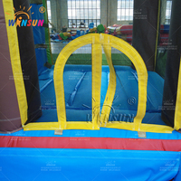 Petit toboggan aquatique gonflable en forme d'éléphant - Manège aquatique extérieur en PVC pour usage commercial