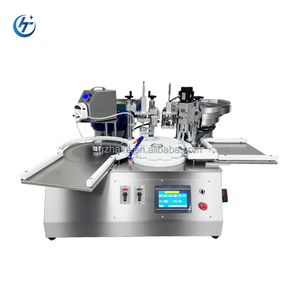 เครื่องบรรจุของเหลวอัตโนมัติ 10 มล. 20 มล. 30 มล. 60 มล. 100 มล. พร้อมหัวฉีดพ่น ปั๊มเพอริสตัลติก หัวหยด บรรจุ ปิดฝา ติดฉลาก สายการผลิต - Product Image 2