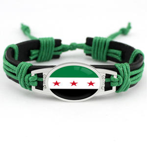 Set <span class=keywords><strong>di</strong></span> Gioielli con Bandiera e Mappa Siriana <span class=keywords><strong>di</strong></span> Alta Qualità, Bracciale, Collana e Orecchini per Uomo e Donna, Idea Regalo - Product Image 5