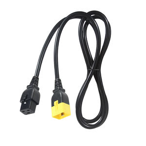 Cable de servidor bloqueable 16a 250V Centro de datos industrial ignífugo Extensión de conexión de alta corriente C19 a cable C20 - Product Image 4