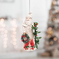 Ornements de Noël Père Noël pour la décoration suspendue de l'arbre, figurine décorative pour la maison