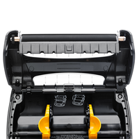 Imprimante thermique sans papier Zebra ZQ521, 4 pouces, 104 mm, mobile, portable, interface USB, étiquettes adhésives, stock