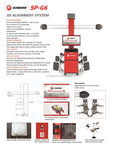 Máquina alineadora de ruedas <span class=keywords><strong>3D</strong></span> Sunshine, alineación de coche con haz de seguimiento automático, alineador de coche, alineador económico, equipo de garaje - Product Image 2