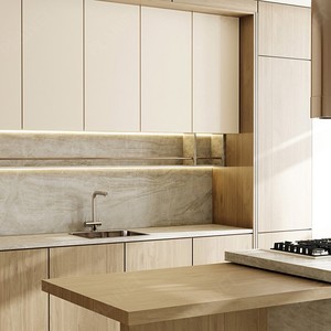 Phật sơn nhà Máy Giá cả phải chăng sang trọng <span class=keywords><strong>MDF</strong></span> gỗ đựng thức ăn sơn mài nhà bếp thiết kế hiện đại tủ bếp - Product Image 3