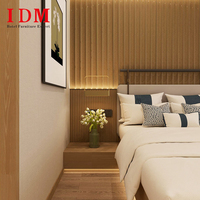 Meubles de chambre à coucher en bois massif de luxe modernes IDM pour hôtels 5 étoiles, villas et appartements - Respectueux de l'environnement, tailles personnalisables