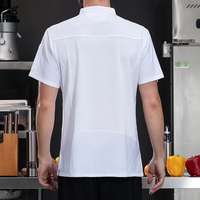 Chef vêtements de travail avec Logo cuisine travail femmes chemise Restaurant uniforme serveur Chef uniforme coupe personnalisée