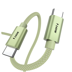 Câble USB Type-C à charge rapide 480 Gbit/s 3A avec blindage tressé et gaine en nylon/TPE/PVC pour ordinateurs - Product Image 4