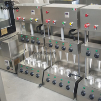 Machine automatique pour la fabrication de cornets de glace croustillants, de gaufrettes, de coupes à sucre, de rouleaux d'œufs et de cornets de gaufres