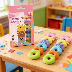 Borradores Creativos al por Mayor, Juego de 12 Borradores con Forma de Donut - Product Image 6