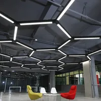 Conector de aluminio para lámpara de techo, accesorio LED de longitud sin costuras, accesorio conectable, luz LED lineal empotrada Victory