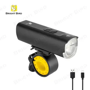 Bright Bird 700lm Ultra Bright Bike Light Set USB recargable bicicleta luz delantera trasera luz trasera impermeable Led bicicleta Luz