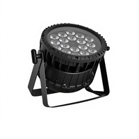 Projecteur PAR 18 LED pleine couleur étanche IP65 pour éclairage de scène extérieure, mariages et spectacles en extérieur
