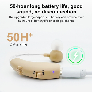 <span class=keywords><strong>Apparecchio</strong></span> Acustico Ricaricabile BTE di Alta Qualità, Dispositivo di Amplificazione del Suono Retroauricolare per Adulti e Anziani con Problemi di Udito - Product Image 4