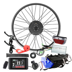 Kit de Conversión Completo para <span class=keywords><strong>Bicicleta</strong></span> Eléctrica con <span class=keywords><strong>Motor</strong></span> de 500 Vatios, <span class=keywords><strong>Motor</strong></span> de Cubo de 26 Pulgadas, Conjunto de <span class=keywords><strong>Motor</strong></span> de 500w para <span class=keywords><strong>Bicicleta</strong></span> Eléctrica, con Baterí<span class=keywords><strong>a</strong></span> Triangular - Product Image 1