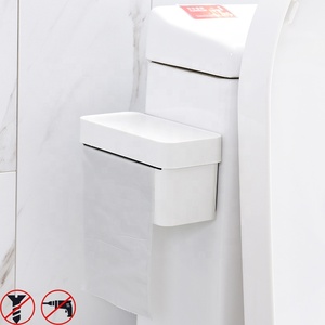 RGB casa Design moderno in plastica a <span class=keywords><strong>parete</strong></span> sacchetto della spazzatura scatola di immagazzinaggio Hotel No Dril Bag porta porta sacchetti adesivi Organizer - Product Image 4